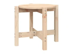 Mesa de centro de madera maciza de pino Ø52,5x45 cm ES64905