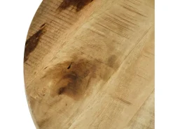 Mesa de centro de madera de mango rugosa 65x32 cm