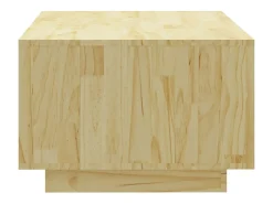 Mesa de centro de madera maciza de pino 110x50x33,5 cm