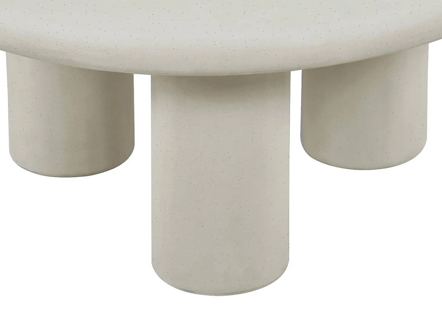 Mesa de centro de MDF - Efecto hormigón blanco roto - MARELNA