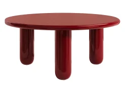 Mesa de centro de MDF - Rojo lacado - BENESA