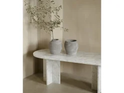 Mesa de centro de mármol DECOWOOD de 120x50cm - TOSCANA - DECOWOOD