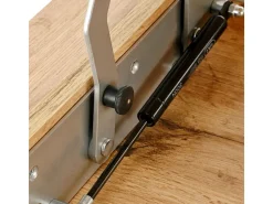 Mesa de centro elevable 120 x 65 cm de roble GEMMA