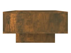 Mesa de centro madera contrachapada roble ahumado 105x55x32 cm