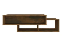 Mesa de centro madera contrachapada roble ahumado 105x55x32 cm