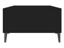 Mesa de centro madera contrachapada negro 103,5x60x35 cm