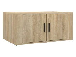 Mesa de centro madera contrachapada roble Sonoma 80x50x36 cm