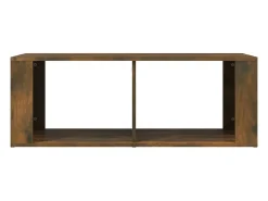 Mesa de centro madera contrachapada roble ahumado 100x50x36 cm