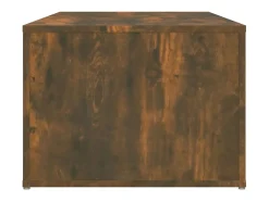 Mesa de centro madera contrachapada roble ahumado 100x50x36 cm