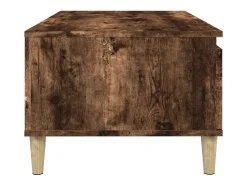 Mesa de centro madera contrachapada roble ahumado 90x50x36,5 cm