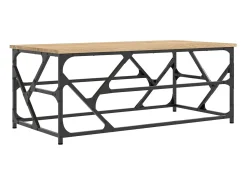 Mesa de centro madera contrachapada roble Sonoma 100x50x40 cm