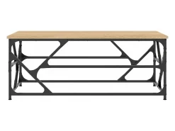 Mesa de centro madera contrachapada roble Sonoma 100x50x40 cm