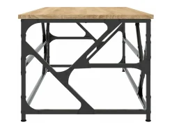 Mesa de centro madera contrachapada roble Sonoma 100x50x40 cm