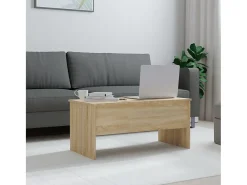 Mesa de centro madera contrachapada Sonoma 102x50,5x46,5 cm