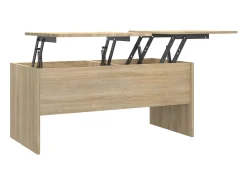 Mesa de centro madera contrachapada Sonoma 102x50,5x46,5 cm