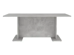 Mesa de centro madera contrachapada gris hormigón 103,5x60x40cm