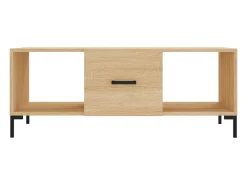 Mesa de centro madera contrachapada roble Sonoma 102x50x40 cm