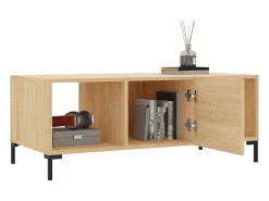Mesa de centro madera contrachapada roble Sonoma 102x50x40 cm