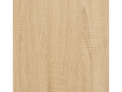 Mesa de centro madera contrachapada color roble 90x60x35 cm
