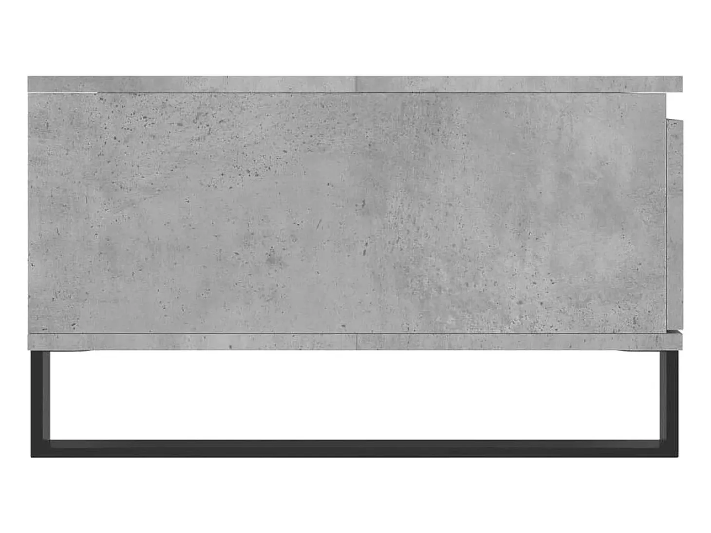 Mesa de centro madera de ingeniería gris hormigón 90x60x35 cm