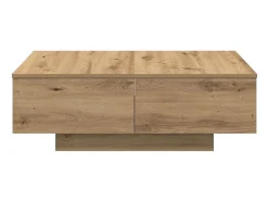 Mesa de centro madera de ingeniería roble artisan 90x60x31 cm
