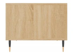 Mesa de centro madera de ingeniería roble Sonoma 60x50x40 cm