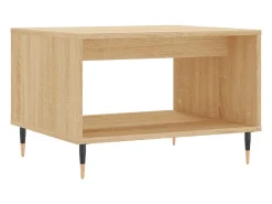 Mesa de centro madera de ingeniería roble Sonoma 60x50x40 cm