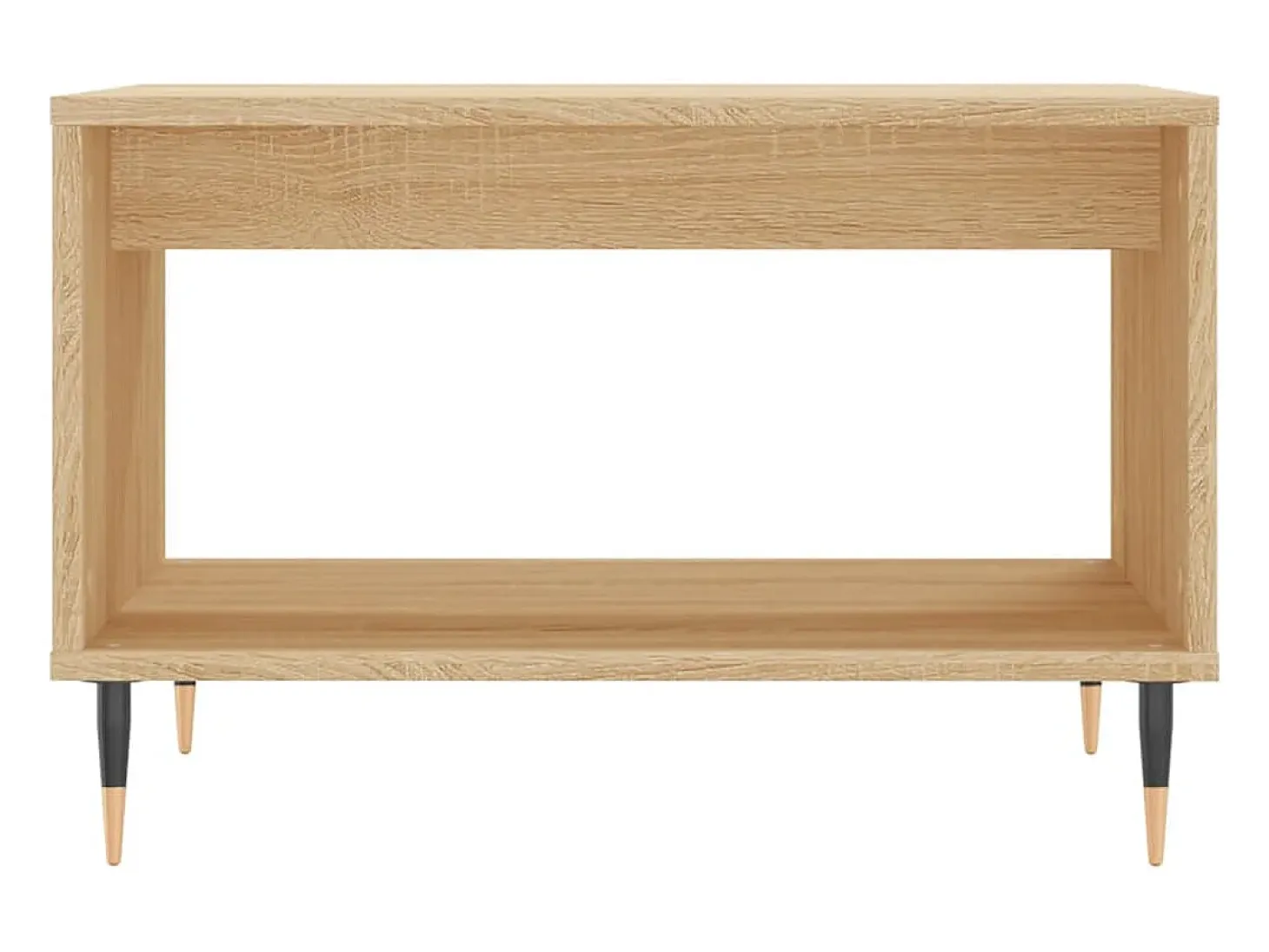 Mesa de centro madera de ingeniería roble Sonoma 60x50x40 cm
