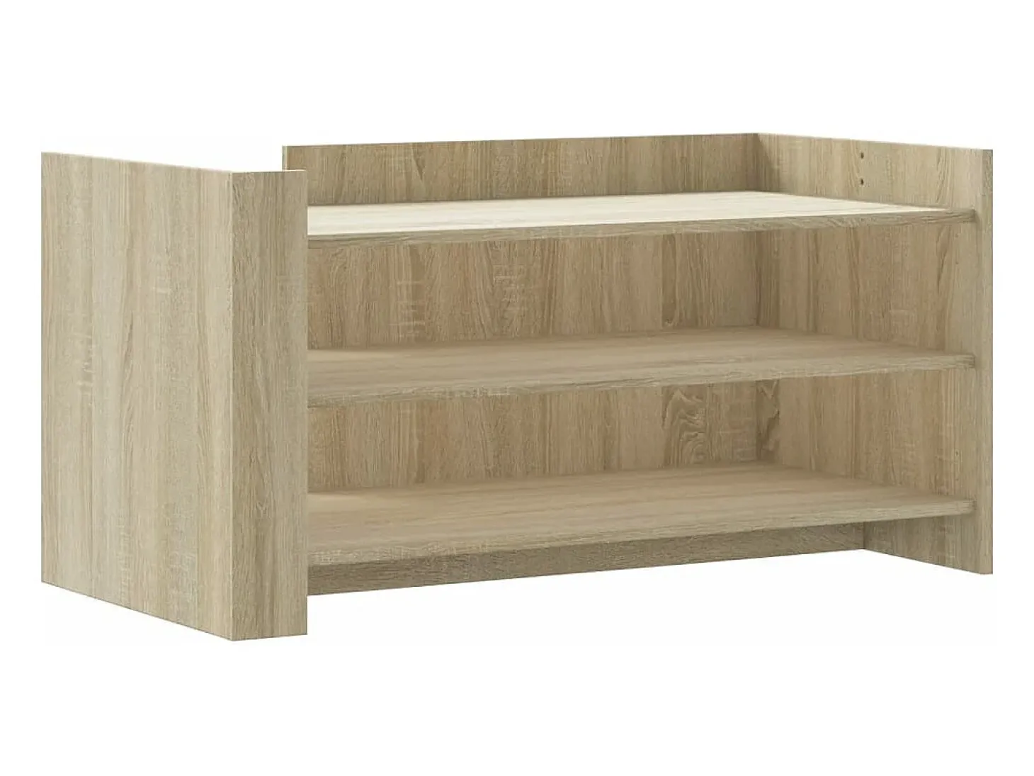 Mesa de centro madera de ingeniería roble Sonoma 100x50x50 cm