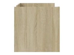Mesa de centro madera de ingeniería roble Sonoma 100x50x50 cm