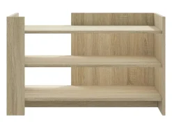 Mesa de centro madera de ingeniería roble Sonoma 80x50x50 cm