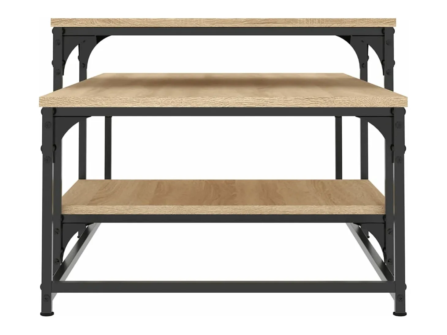 Mesa de centro madera de ingeniería roble Sonoma 102x60x45 cm