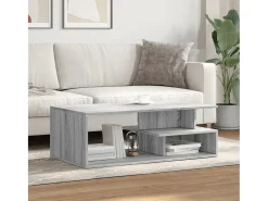Mesa de centro madera de ingeniería gris Sonoma 102x55x35 cm