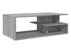 Mesa de centro madera de ingeniería gris Sonoma 102x55x35 cm