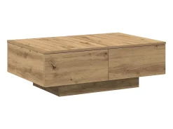 Mesa de centro madera de ingeniería roble artisan 90x60x31 cm