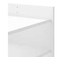 Mesa de centro madera de ingeniería blanca 80x50x50 cm
