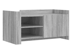 Mesa de centro madera de ingeniería gris Sonoma 100x50x50 cm