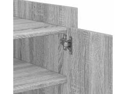 Mesa de centro madera de ingeniería gris Sonoma 100x50x50 cm