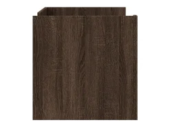 Mesa de centro madera de ingeniería marrón roble 100x50x50 cm