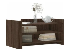 Mesa de centro madera de ingeniería marrón roble 100x50x50 cm