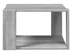 Mesa de centro madera de ingeniería gris Sonoma 51,5x51,5x30 cm