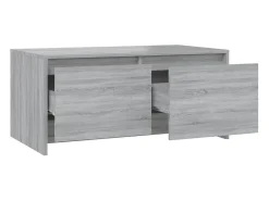 Mesa de centro madera de ingeniería gris Sonoma 90x50x41,5 cm