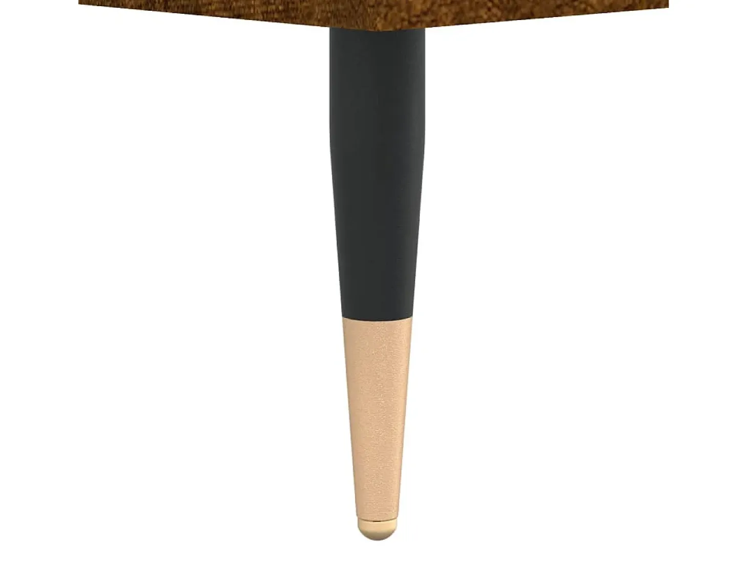 Mesa de centro madera de ingeniería roble ahumado 60x50x40 cm