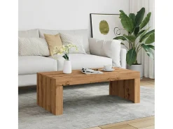 Mesa de centro madera de ingeniería roble artisan 102x50x35 cm