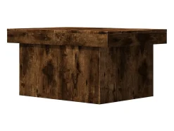Mesa de centro madera de ingeniería roble ahumado 100x55x40 cm