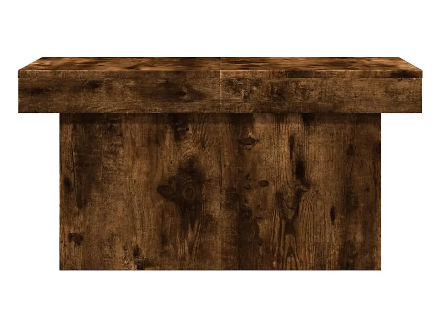 Mesa de centro madera de ingeniería roble ahumado 100x55x40 cm
