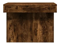 Mesa de centro madera de ingeniería roble ahumado 100x55x40 cm