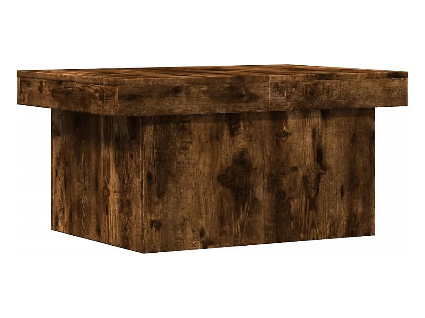 Mesa de centro madera de ingeniería roble ahumado 100x55x40 cm