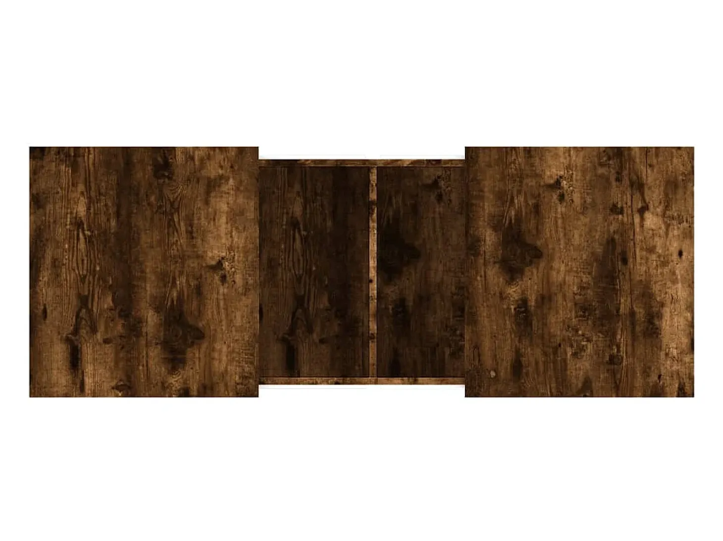 Mesa de centro madera de ingeniería roble ahumado 100x55x40 cm