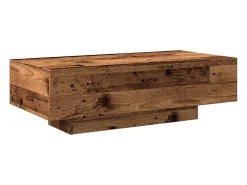Mesa de centro madera de ingeniería envejecida 100x49,5x31 cm